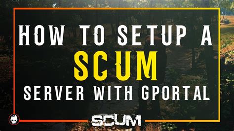 scum server settings|scum server setup.